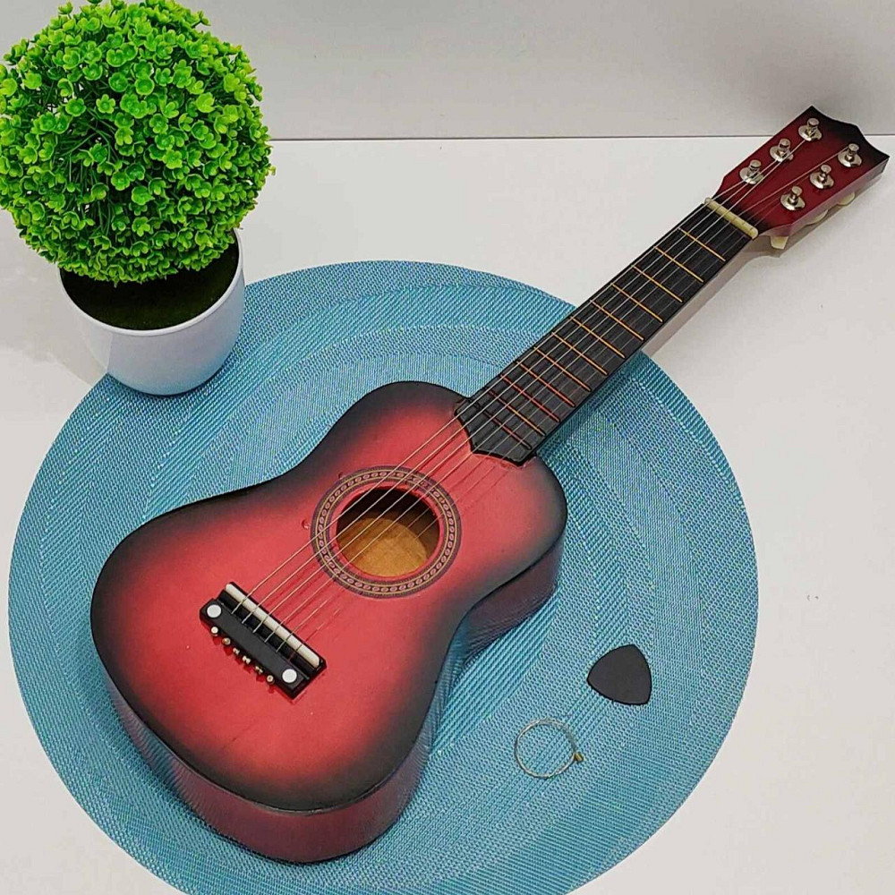 Гітара дитяча 6 струн 52см Червона (M 1370) Чернигов - изображение 5