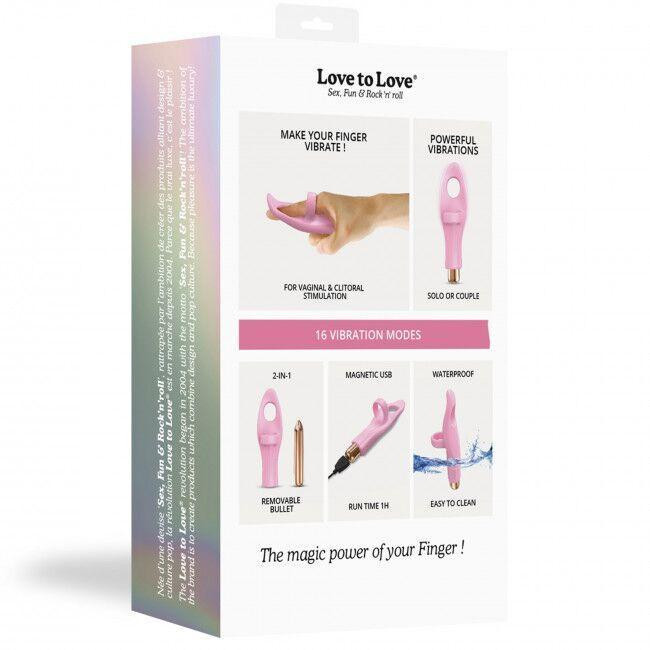 Вібратор на палець Love To Love Tickle me - BABY PINK перезаряджається, 3 варіанти використання Sex Aura Київ - фото 7