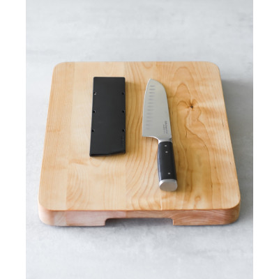 Кухонний ніж KitchenAid Coreline Сантоку з захисним чохлом для леза, 18 см (KOG7IKSSOHOBA) Вінниця - фото 6