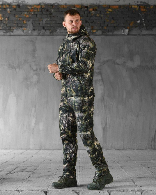 Тактичний маскувальний костюм софтшел SoftShell permanent НП5039 Одеса - фото 2