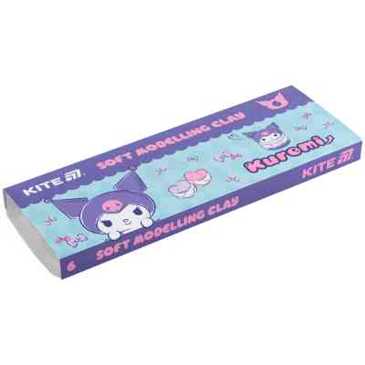 Пластилін Kite Kuromi восковий, 6 кольорів, 120 г (HK24-081) Вінниця