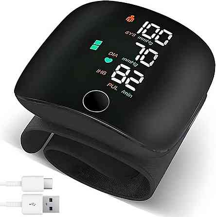 Автоматический тонометр на запястье от аккумулятора + кейс SBR Киев