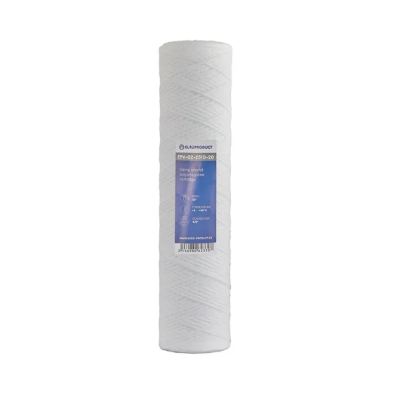 Картридж із поліпропіленової нитки Europroduct EPV-02-2510-20 PP20 2,5"x10" (EP6233) Київ