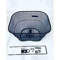 Корзина велосипедная навесная   передняя   (черная сетка) Мукачево - изображение 1