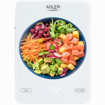 Весы кухонные Adler AD 3177 white Винница - изображение 6