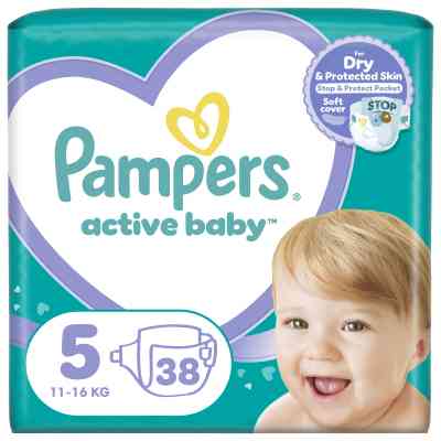 Підгузки Pampers Active Baby Junior Размер 5 (11-16 кг) 38 шт (8006540207796) Вінниця