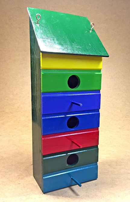 Шпаківня садова "Папуга" кольоровий Миколаїв - фото 2