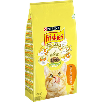Сухий корм для кішок Purina Friskies з куркою та овочами 10 кг (5997204505101) Вінниця - фото 1
