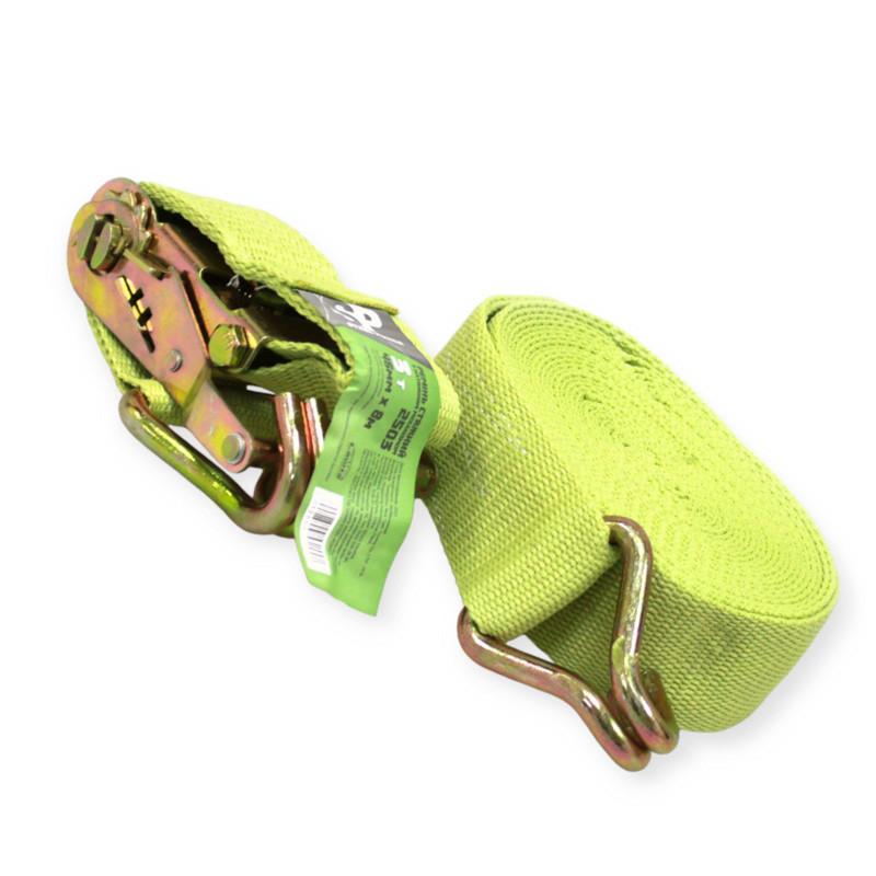 Трос стяжний 3т х 8м х 46мм металева ручка поліпропілен steel power Мукачево - фото 1