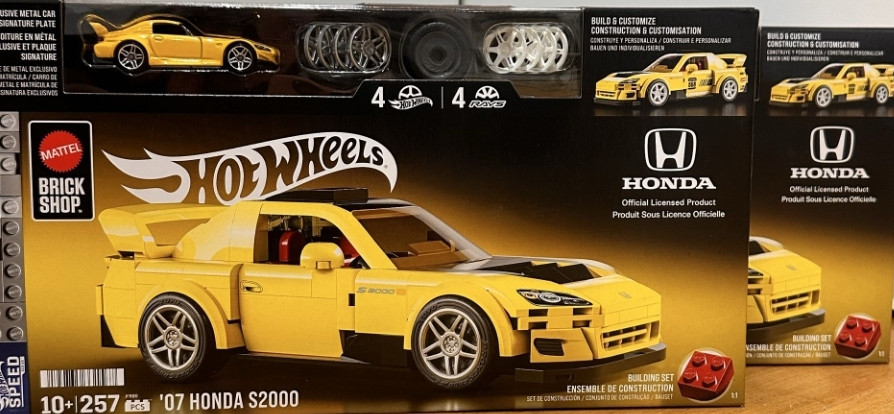 Конструктор Hot Wheels Mattel Brick Shop Speed Honda S2000 (JFR88) Харьков - изображение 2