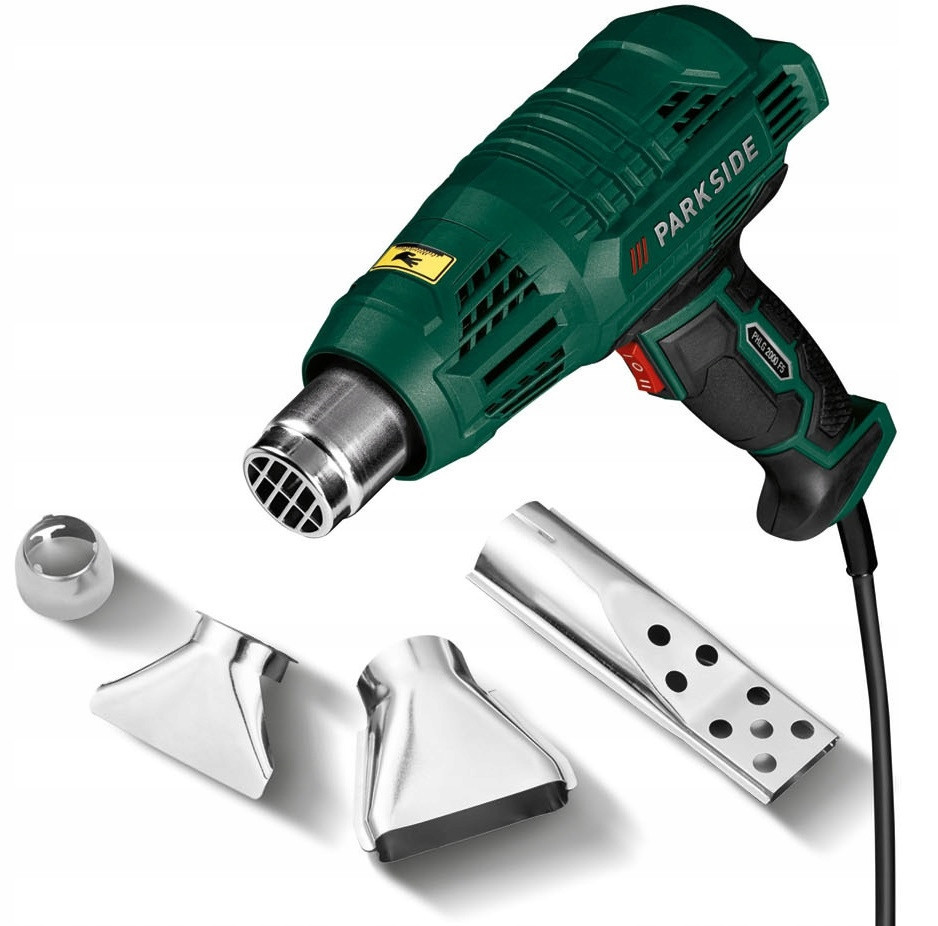 Электрический строительный фен 2 режима с 4 насадками Parkside (PHLG 2000 F5) Нововолынск - изображение 2