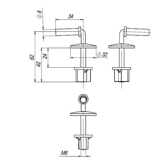 Крепление к сиденью SoloPlast СУ-8М .10.ЗП метал (000031023) Киев