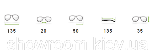 Женские очки от солнца Pr (2213) black Киев - изображение 6