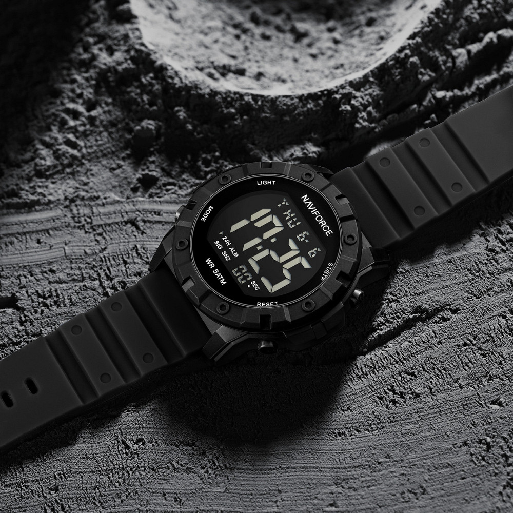 Часы мужские водостойкие тактические Naviforce Professional Черный Киев - изображение 16