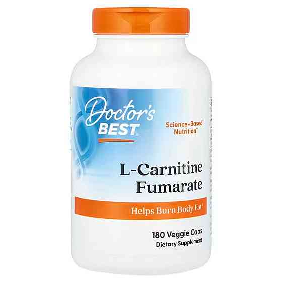 Карнитин Фумарат Doctor's Best L-Carnitine Fumarate 180 вег капс Киев