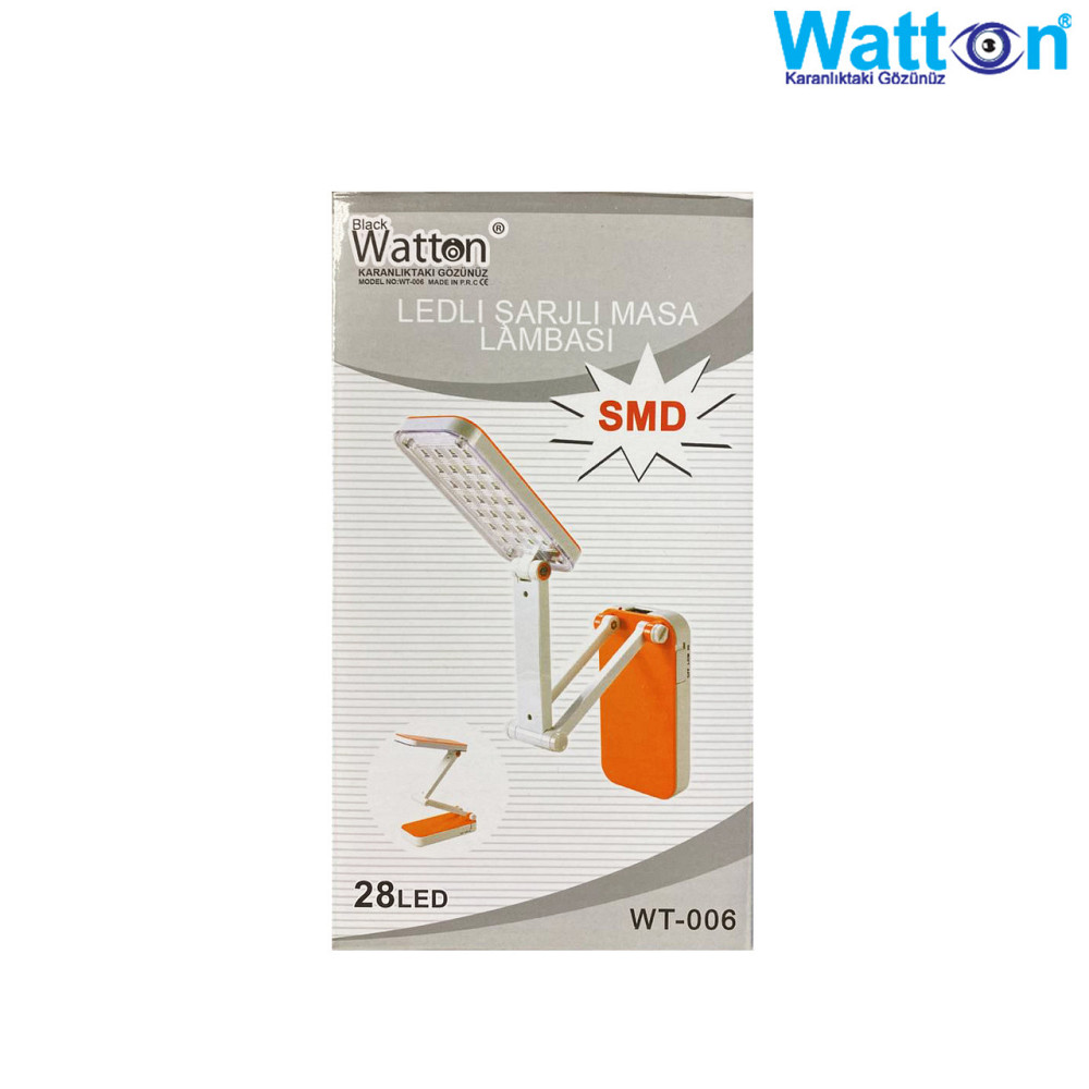Акумуляторна настільна лампа Watton WT-006 світлодіодний світильник трансформер працює 10 годин Зелений Кам'янець-Подільський - фото 5