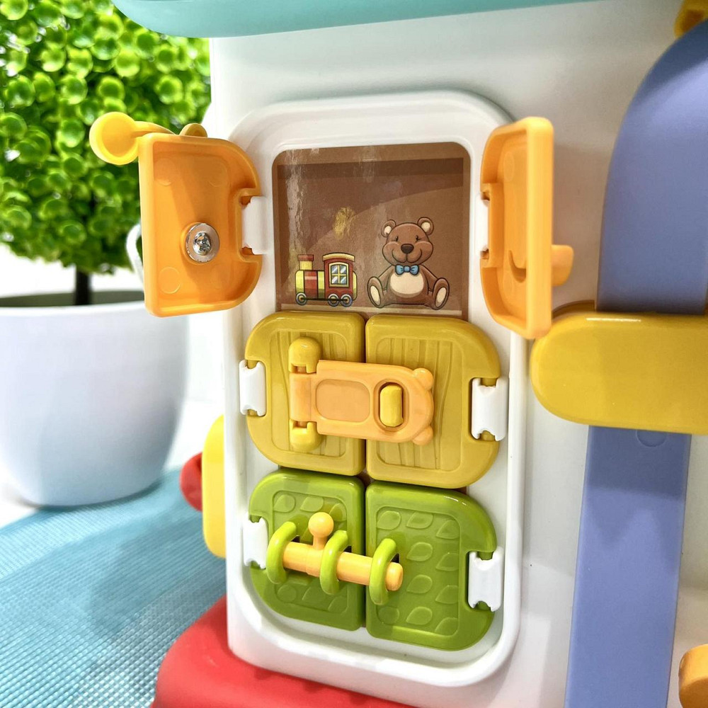 Бізіборд Будиночок розвиваючий з підсвічуванням та музикою для малюків (YL515) Чернігів - фото 6