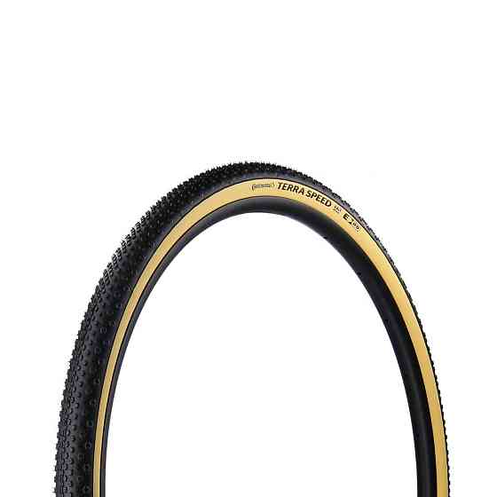 Покрышка бескамерная Continental Terra Speed ProTection 28" | 700 x 35C | 28 x 1.35 черная/кремовая , складная skin Киев