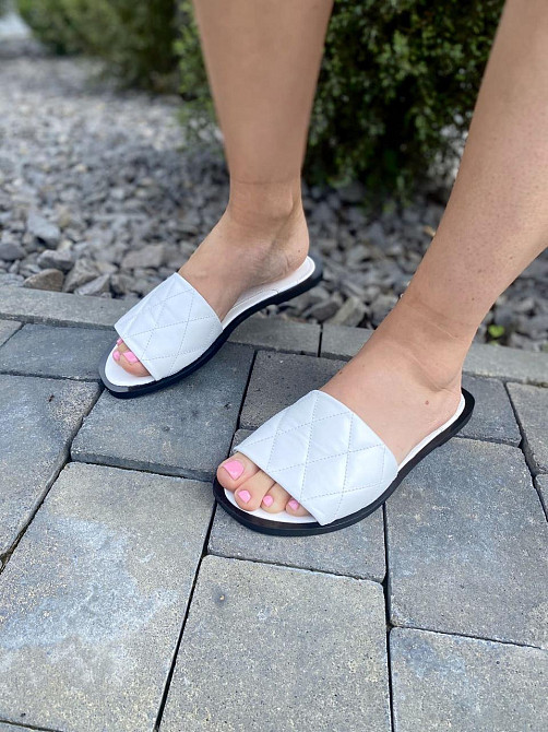 BENZ Шльопанці жіночі BENZ Di 53 білі (літо, шкіра натуральна) (3988) Коломыя - изображение 3