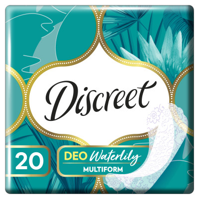 Щоденні прокладки Discreet Deo Water Lily 20 шт. (4015400107835) Вінниця - фото 1
