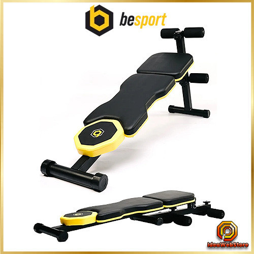Тренувальна лава для дому та спортзалу універсальна регульована Спортивна лава для тренувань Besport Київ - фото 1