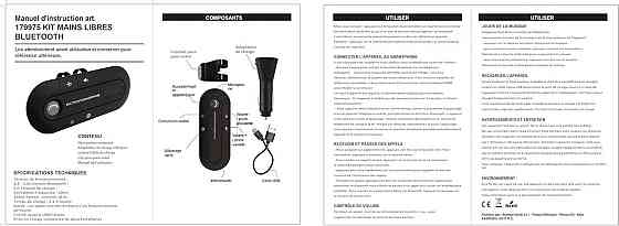 Hands-free для авто, дому та офісу Bluetooth 5.3 20 годин розмов 1000 годин очікування 2W динамік Підтримка Киев