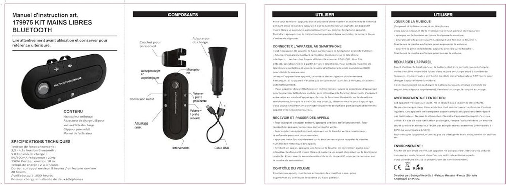Hands-free для авто, дому та офісу Bluetooth 5.3 20 годин розмов 1000 годин очікування 2W динамік Підтримка Киев - изображение 3