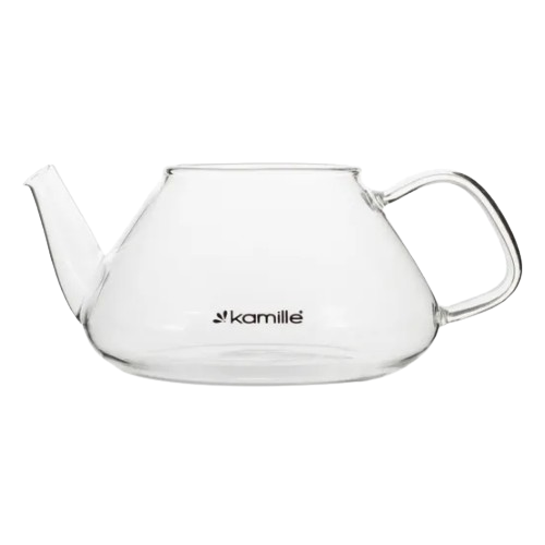 Заварник 700мл зі з'ємним ситечком скло/нержавіюча сталь 0782M KAMILLE Житомир - фото 3