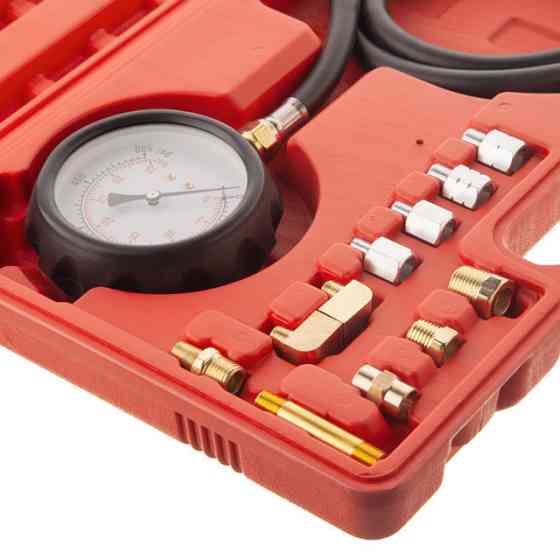 Тестер давления масла в двигателе и АКПП, 12 предметов INTERTOOL AT-4007 Киев