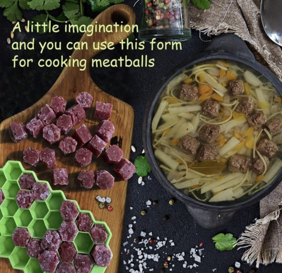 Силіконова форма для льоду з кришкою на 37 осередків Вінниця - фото 6