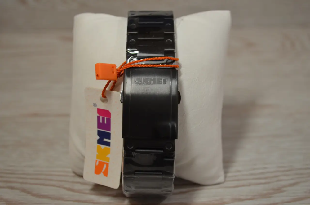 Мужские наручные часы Skmei 1456 Singapore Черный Винница - изображение 9