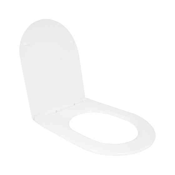 Сидіння для унітаза Qtap (Taurus 520) 455x365x38 мм, White, з мікроліфтом, Slim Duroplast, Quick Release QTSC179W49384 Київ