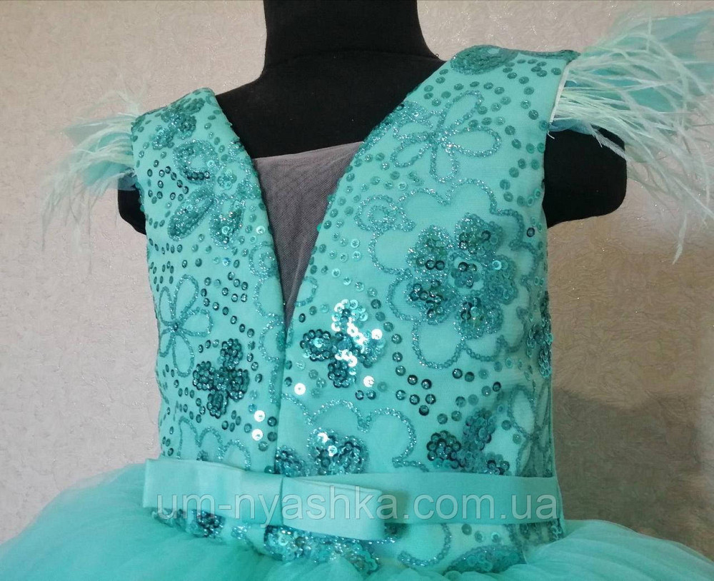 Детское нарядное платье удлиненное сзади Синее 116-134 Кривой Рог - изображение 10