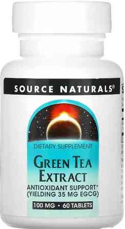 Екстракт зеленого чая для схуднення Source Naturals Green Tea Extract 100 мг 60 таб Київ