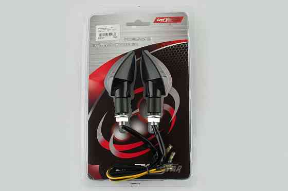 Повороти світлодіодні, стріла (пара) (mod:3) (чорні, біле скло) ST Київ