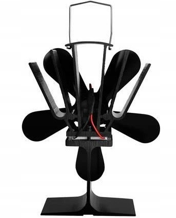 Каминный вентилятор 5-лопатевий из алюминия от 60°C до 345°C Kaminer (9596) Нововолынск - изображение 5