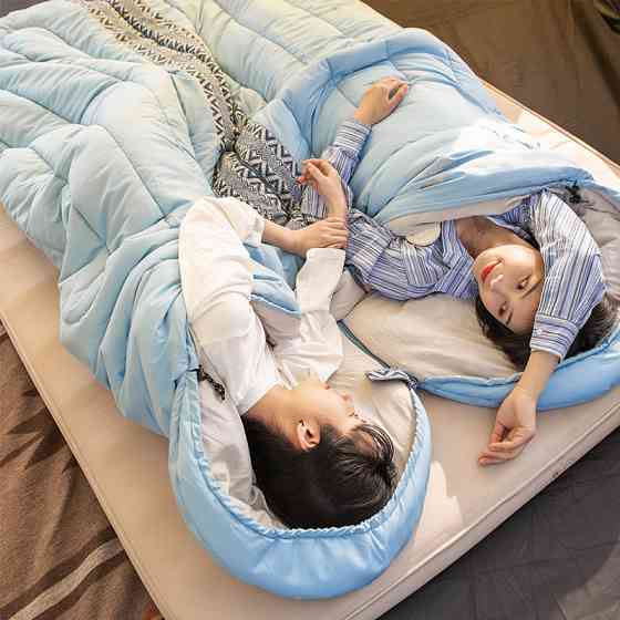Спальник з капюшоном Naturehike L250 NH21MSD07, (9°C), лівий, блакитний Київ