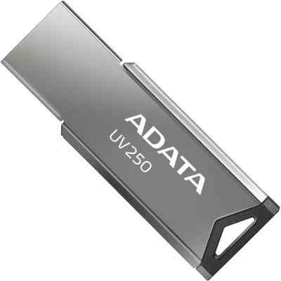 USB флеш накопитель ADATA 16GB AUV 250 Silver USB 2.0 (AUV250-16G-RBK) Винница