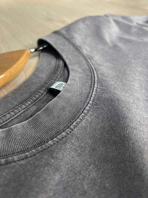 Футболка женская YUJIE YISHANG 160 оверсайз тай-дай большие размеры, серый, one size Киев - изображение 13