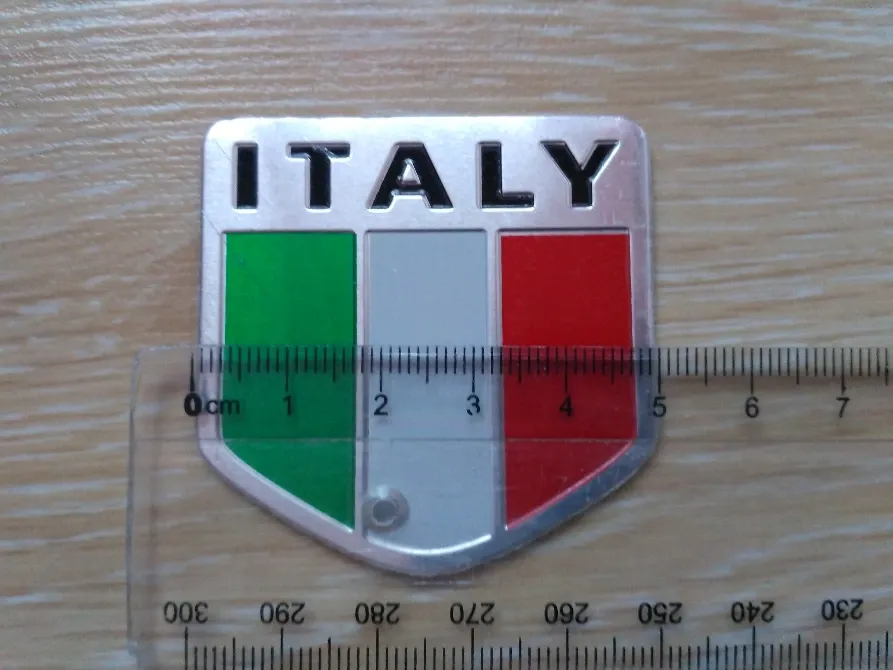 Наклейка Флаг Италии Алюминиевая на авто Киев - изображение 4