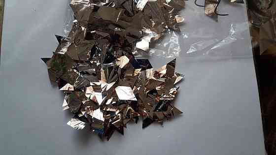 Конфетти из фольги 10 г серебристый Киев