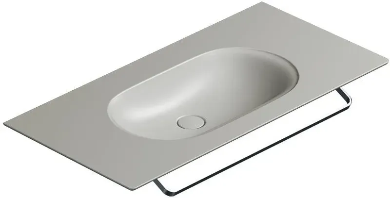 Раковина  Catalano Horizon 100X50Cm Цемент Mat (1100HZCS) Киев - изображение 1