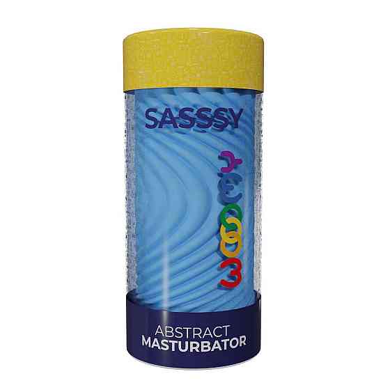 Мастурбатор Wooomy Sasssy Abstract Masturbator, сквозной, двусторонний Sex Aura Киев