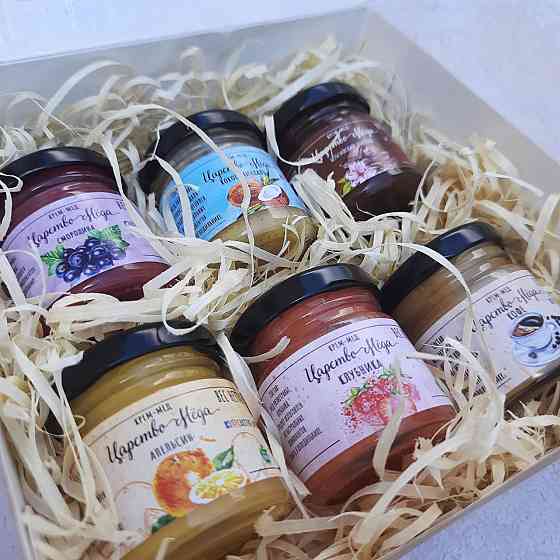 Солодкий дегустаційний подарунок з крем медом №25, 6 шт. по 50 грамів Одеса