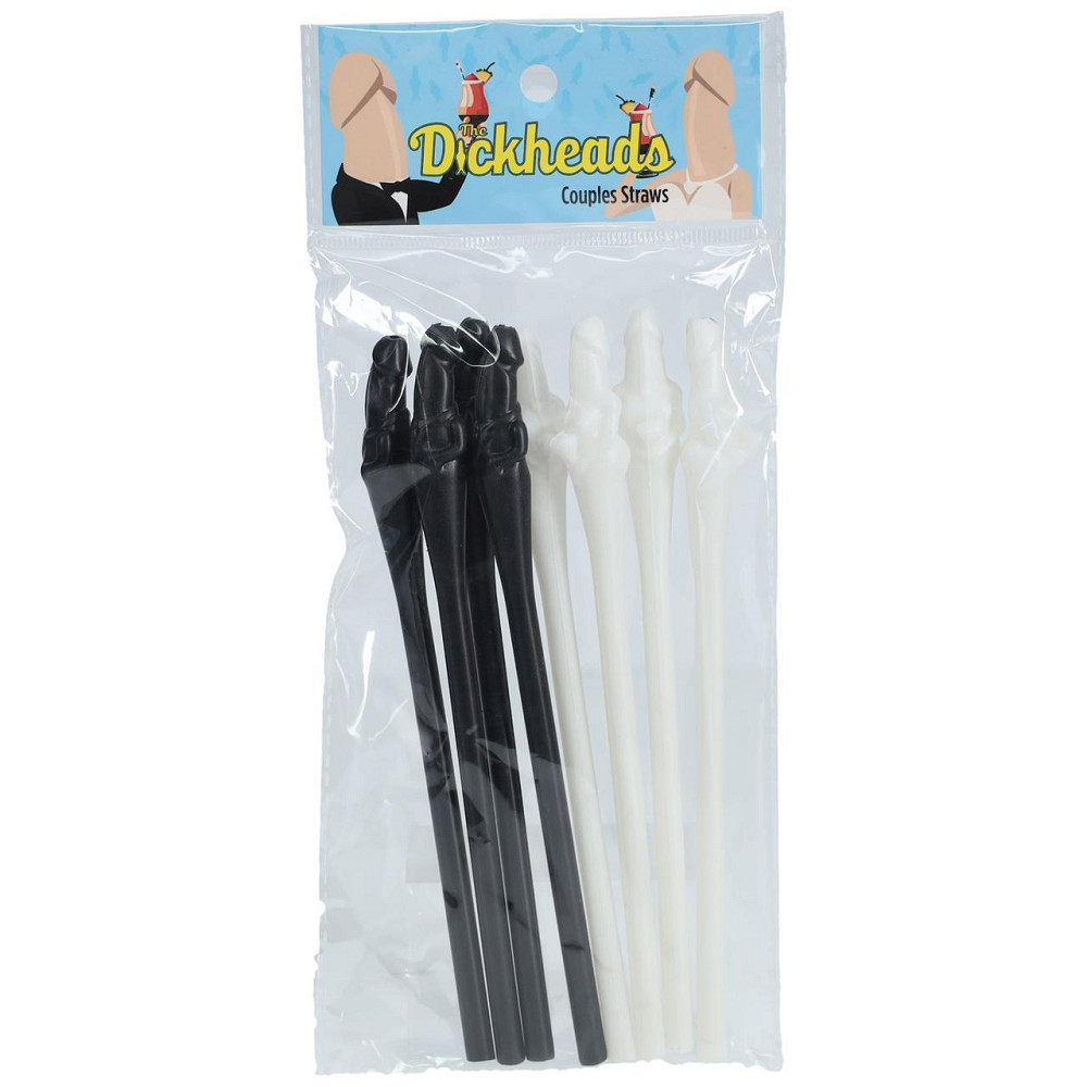 Соломинки для пар - черно-белые Couples Straws Sex Aura Киев - изображение 2