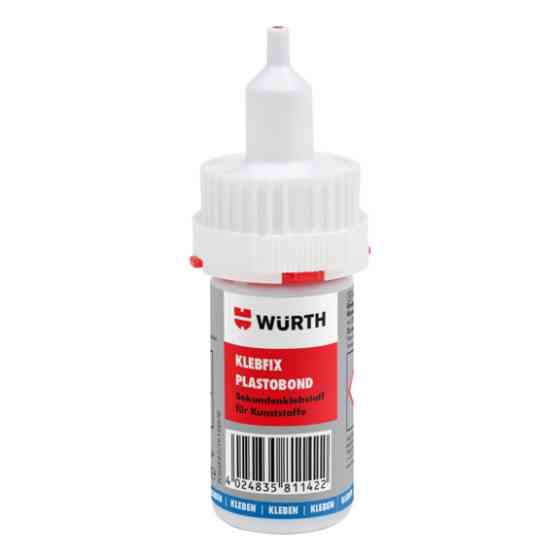 Суперклей Wurth Klebfix Plastobond 20г Львів