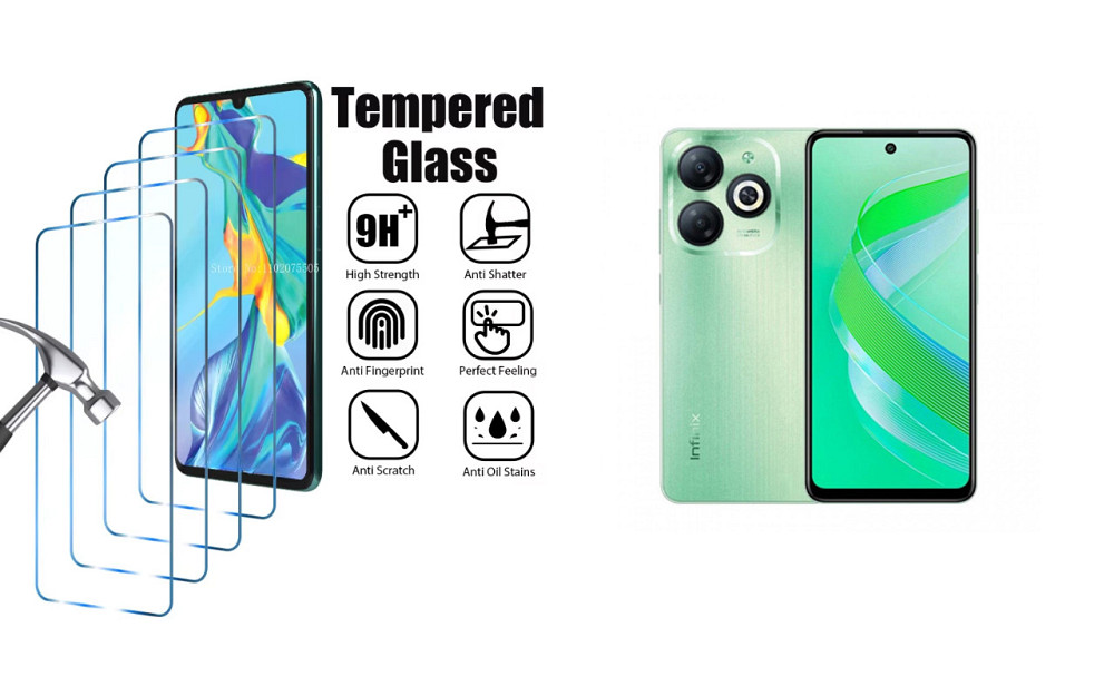 Защитное стекло ArmorGlass для Infinix Smart 8, Smart 8 HD, Smart 8 Plus – устойчивое к царапинам и ударам Киев - изображение 1