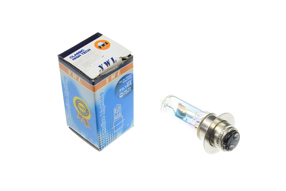 Лампа P15D-25-1 (1 ус) 12V 50W/50W (хамелеон рожевий) YWL Київ - фото 1