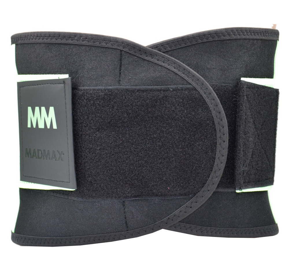 Пояс компресійний MadMax MFA-277 Slimming belt Black/neon green M Каменское - изображение 7
