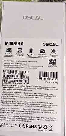 НОВИЙ Blackview OSCAL MODERN 8 Ash Gray. 8+8/128 GB. Київ